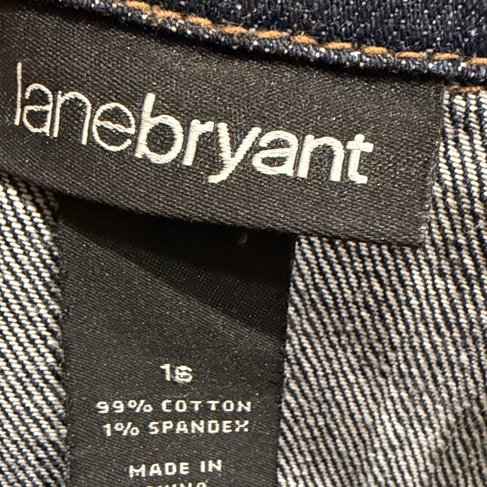 Lane Bryant Dark Blue Denim Jacket - Picture 6 of 6